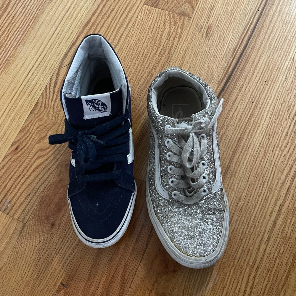 Two Pairs of size 6 used vans
